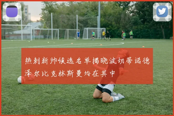 热刺新帅候选名单揭晓波切蒂诺德泽尔比克林斯曼均在其中